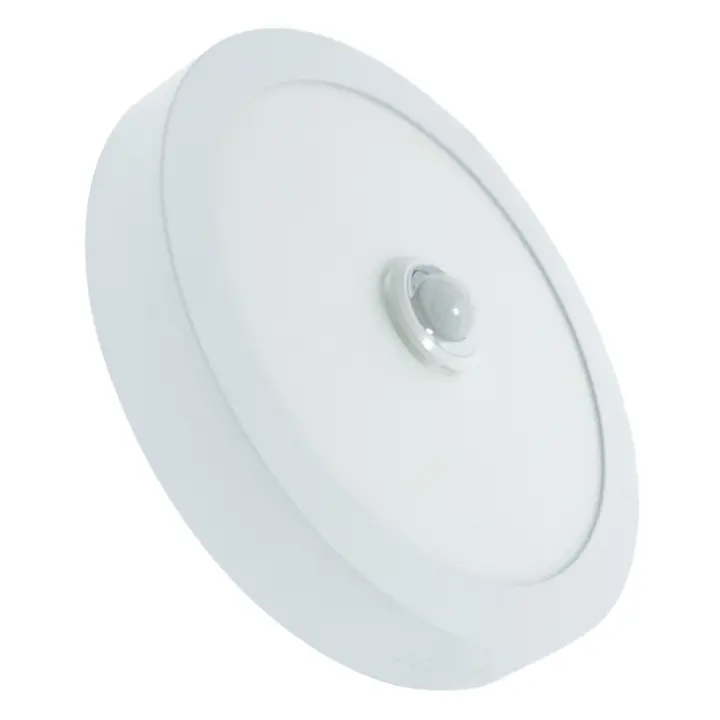 IluminaShop - Panel de Superficie Circular 18W con Sensor de Movimiento - Protección IP20 - 1