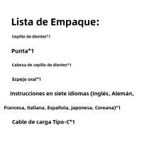 Cepillo De Dientes Eléctrico Con 6 Modos De Limpieza Profunda Eliminación De Calcafores Blanqueamiento De Dientes Limpiador De Placa Eliminador De Manchas De Café Y Tartar Para Cuidado Oral - details 13