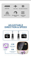 Máquina De Uñas Eléctrica 45000 RPM Con Conjunto De Corte De Pulverizador Para Eliminar Polvo De Uñas Con Gel UV Y Manicura Eléctrica - details 1