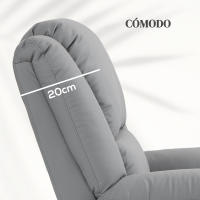 HOMCOM Sillón Relax Levanta Personas Eléctrico Sillón Elevador con 8 Punto de Masaje Sillón Eléctrico Reclinable con Función de Calentamiento 2 Controles Remotos y Bolsillo Lateral - details 3