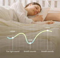 Ventilador De Techo LED IRALAN Con Plumas Retráctiles Y Control Remoto Luz Invisible Para Dormitorio Estilo Moderno Y Sencillo - details 7