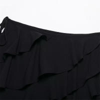 Conjunto De Moda Para Mujer UNIZERA Verano Sin Mangas Cuello En V Skirt Y Pantalones Estilo Nuevo Decoración Pila Blusa Casual A-Line - details 21