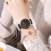 Reloj De Pulsera De Cuero Para Mujer SZTME Versión Coreana Con Escala Digital Luz Nocturna Estilo Fashion Y Casual - details 0