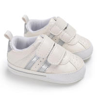 Zapatillas Deportivas Clásicas Para Bebés Con Estampado De Rayas Antideslizantes Material Suave Y Cómodo Suela De Terciopelo Unisex Para Niños Y Niñas Zapatos De Primeros Pasos - details 10
