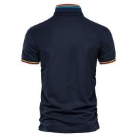 Novedad de verano, polo con solapa de negocios para hombre, top moderno de algodón bordado, talla europea, manga corta de alta gama para hombre - details 6