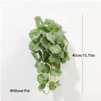Planta Artificial De Pared Scindapsus 40-70cm Hojas De Hierba Falsa De Seda Para Decoración De Jardín Y Hogar Vines De Begonia Y Pino Fern - details 7