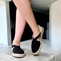 Calzados soraia, espadreña para mujer con plataforma plana de yute comodas para uso casual. - details 3