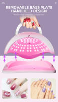 Secador De Uñas SUN X26 MAX 380W Lámpara UV LED Con 81 LEDs Para Polvos De Gel Sensor Inteligente Automático Manicura Art De Uñas - details 5