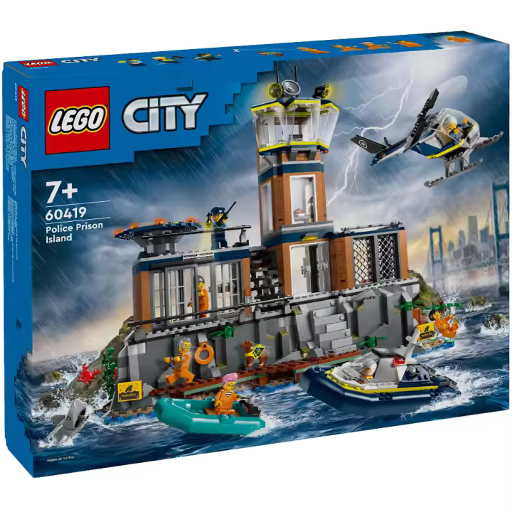 LEGO CITY  - ISLA PRISIÓN DE LA POLICÍA, 60419, TIENDA CON LICENCIA OFICIAL - 1