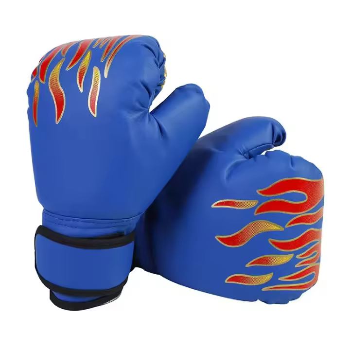 Guantes De Boxeo Para Niños Protección De Mano Ajustables Para Entrenamiento Y Sparring Morado Y Negro - 1