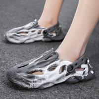 Zapatillas De Hombre Camuflaje Plataforma Exterior Verano Clogs Zapatos Mujer Playa Sandalias Hombre Suaves EVA Interior Casa Slides Amor Flip Flops - details 24