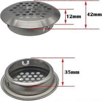 27 piezas 35mm Parrilla de ventacón de Mero inoxable de Malla Redonda respiración | para muebles de Cocina Boca de ventilatón de Maple inoxable | para Armaro Cupboa - details 2