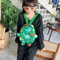 Mochila De Dinosaurio Cartoon Para Bebé Niños Y Niñas Ajustable Casual Material Nylon Tamaño 22*18*9cm Para Jardín De Infantes - details 3