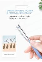 Cepillo De Cejas De Acero Inoxidable 5PCS Antideslizante Duradero Y Fácil De Usar Para Principiantes Con Mango Antirroto - details 2