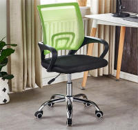 Silla de Oficina con Soporte Lumbar Giratoria Escritorio Sillon Ruedas Despacho casa salon habitacion ergonómica Gaming, escritorio, silla nordico tulipu NEGRO GRIS - details 4