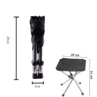 Taburete Plegable Compacto, Taburete Plegable para Exterior, Pequeño Taburete Plegable Portátil, Taburete para Camping para Interiores y Exteriores Camping Senderismo Caza Picnic Viaje - details 1