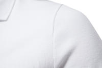 Camisa Henley Para Hombre En Algodón Ajustada Corta Casual Para Jogger Camisetas Sueltas Estilo Inglés Cuidado Facil - details 13