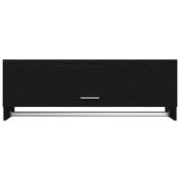 Armario vidaXL Negro Roble 100x32,5x35 cm Madera - details 4