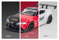 Coche De Acción Con Luz Y Sonido Supra De Aleación De Zinc Para Niños Modelo a Escala 1:22 Con Puertas Abiertas Coche Deportivo Regalo Para Cumpleaños - details 2
