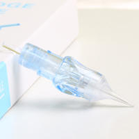10pcs/box Agujas De Tatuaje Desechables Cartridge Sterilizadas Para Sombra De Pestañas Y Labios Tipo Liner Shader Magnum - details 1
