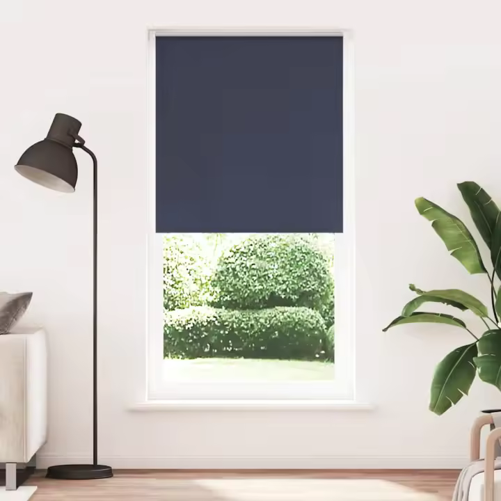 Estor Enrollable Opaco marino 110x230 cm Tela Ancho 105,7 cm - 1