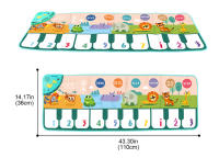 Coolplay Alfombra Tecladista Musical Para Niños Con 8 Sonidos De Animales Alfombra De Baile Educativa Para Bebés Material De Tela Adecuada Para Edades 3-6 Años Y 6-12 Años - details 22