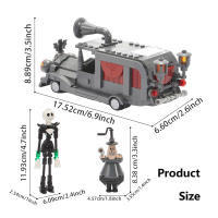 Juego De Construcción De Terror Para Halloween Con Jack Y El Alcalde De La Ciudad De Halloween 324 Piezas Regalo Para Niños - details 0