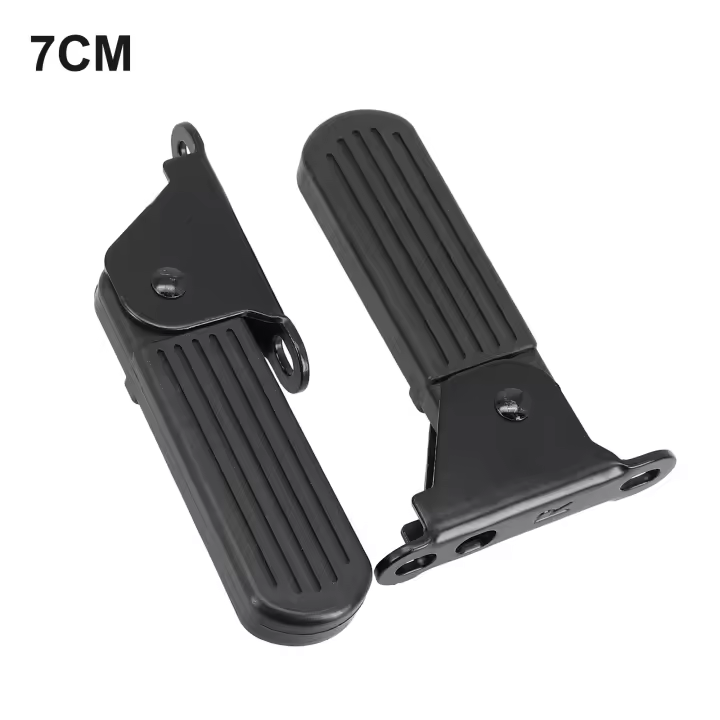 1par De Pedales Frontales Eléctricos Para Moped Y Scooter Plegables Con Soporte De Pierna En Acero Grueso Accesorios Para Ebike - 1