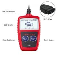 MS309 OBD2 Tester De Coche Lector De Tarjeta Diagnóstico De Fallas Del Automóvil Herramienta De Lectura Y Análisis De Sistemas De Inyección Y Control - details 0