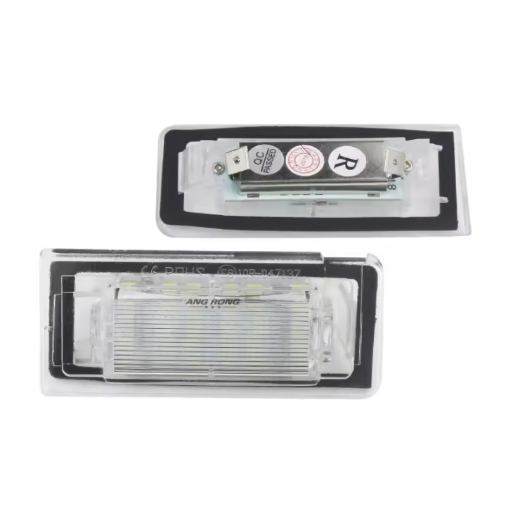 ANGRONG 2x 18 SMD LED Luz De Placa De Matrícula Xenón Blanca Para Audi TT MK1 8N 1999-06 Con Canbus Sin Advertencia De Sistema OBC - 1