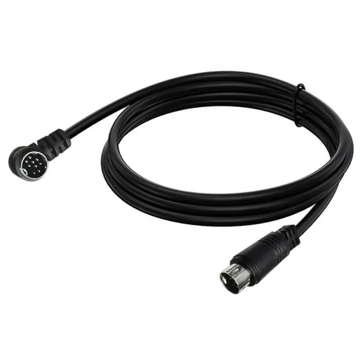 Cordón del estruendo del alambre del cable 9Pin del vídeo de S mini para altamente la transmisión auditiva y video con la cabeza recta/del codo - 1