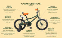 Fabricbike Kids 16" - Bicicleta con Pedales para Niño y Niña - details 1