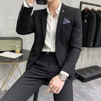Traje De Boda Para Hombre De Alta Calidad Dos Piezas Traje De Negocios Casual Banquete Ensemble De Lujo Con Pantalones - details 16