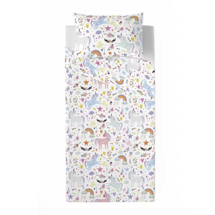 JUEGO DE SÁBANAS INFANTIL 100% ALGODÓN SPARKLY COOL KIDS FABRICADO EN ESPAÑA - 1