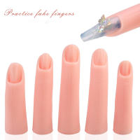 Set De 5 Piezas De Arte De Uñas Práctica Con Mano Falsa De Silicona Y Imán Herramientas De Manicura Con Placa De Uñas - details 0