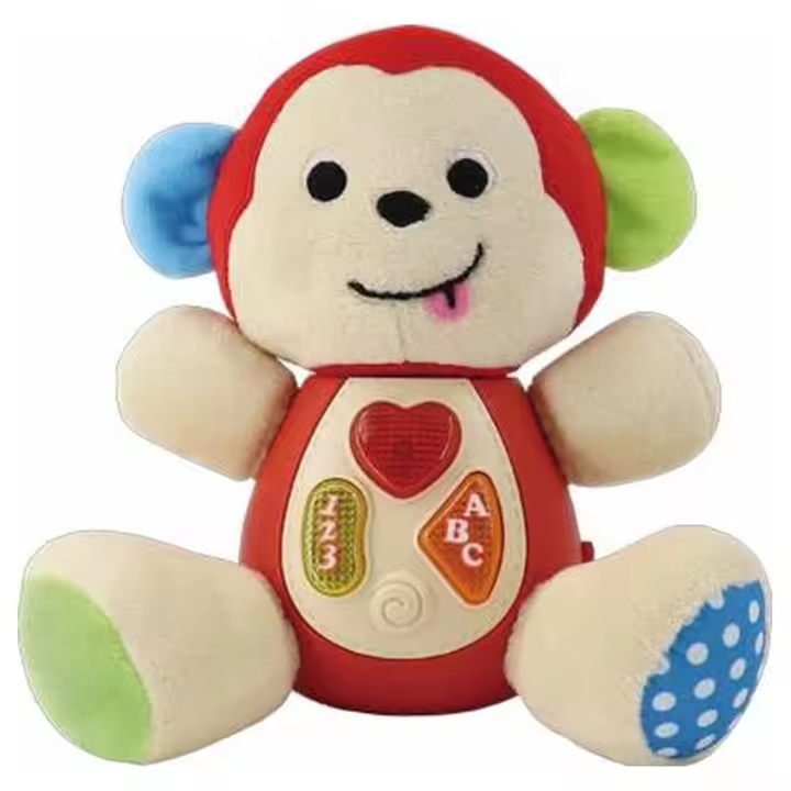 Peluche interactivo monito con sonidos y luces incorporados 22-260 - 1