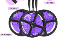 Tira De Luz LED UV Flexible 385-400nm Para Fiesta De Luz Plateada SMD 2835 DC12V Para Iluminación De Glow En La Habitación - details 8