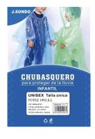 J.S ONDO CHUBASQUERO TRANSPARENTE PAQUETE DE 12PCS COLORES SURTIDO Poncho Impermeable Desechable,INFANTIL - details 2