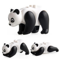 Bloques De Construcción De Figuras De Animales Para Jardín De Ciudad Con Dibujos De Cisne Vaca Girafa Panda Leopardo Oso Juguetes Para Niños - details 1