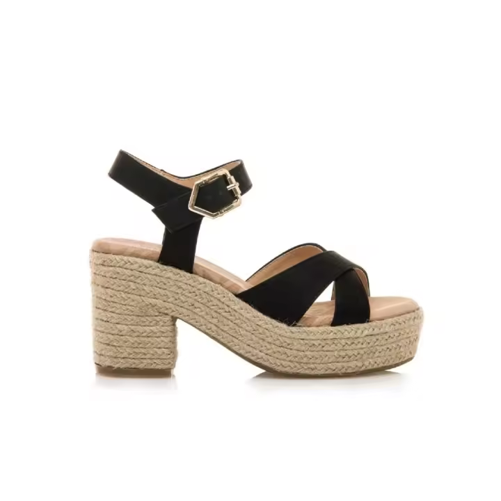 Sandalias de tacón Mustang 59882 Mujer Negro - 1