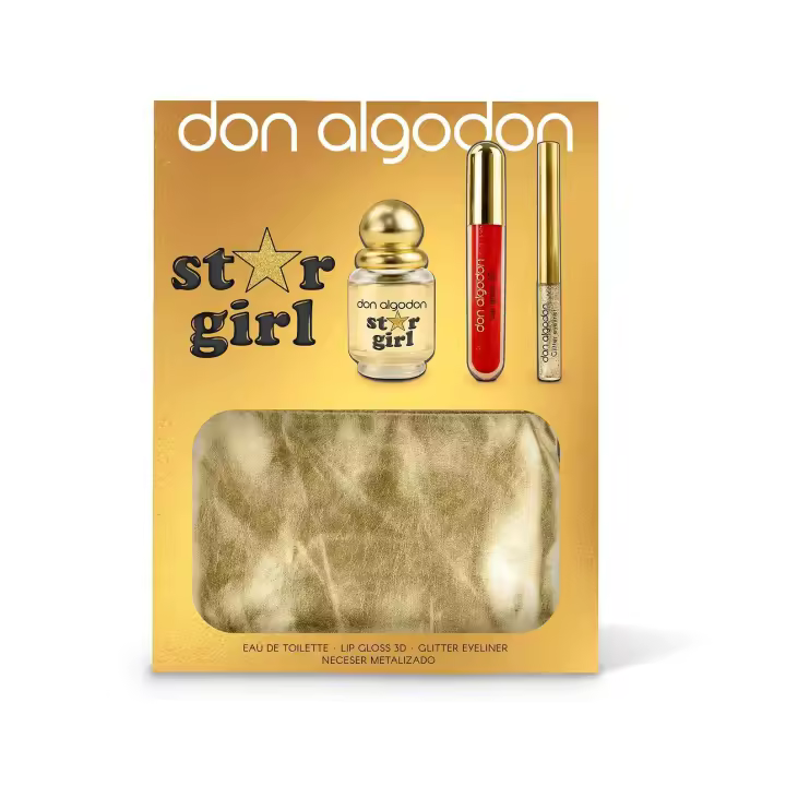 Don Algodon Star Girl Colonia + Gloss + Eye Liner+ Neceser - 1
