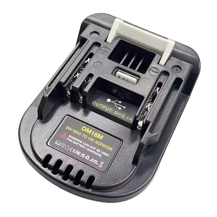 Adaptador De Batería DM18M Para Milwaukee Dewalt Makita Conversión De Batería 20V a 18V Accesorio De Batería Para Herramientas Eléctricas - 1