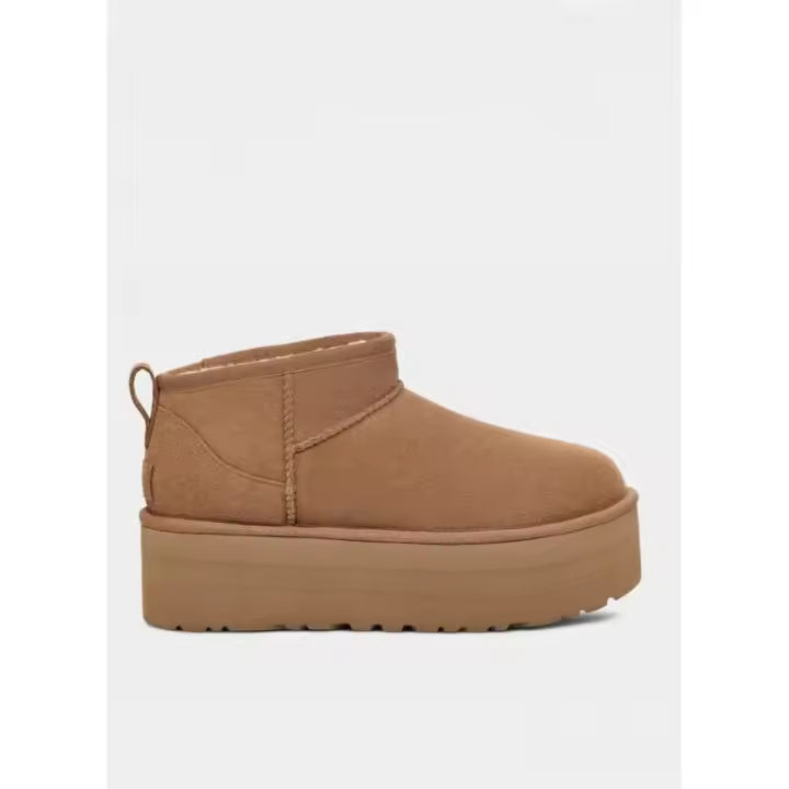 Botín Ugg Classic Ultra Mini Platform cuero - 1