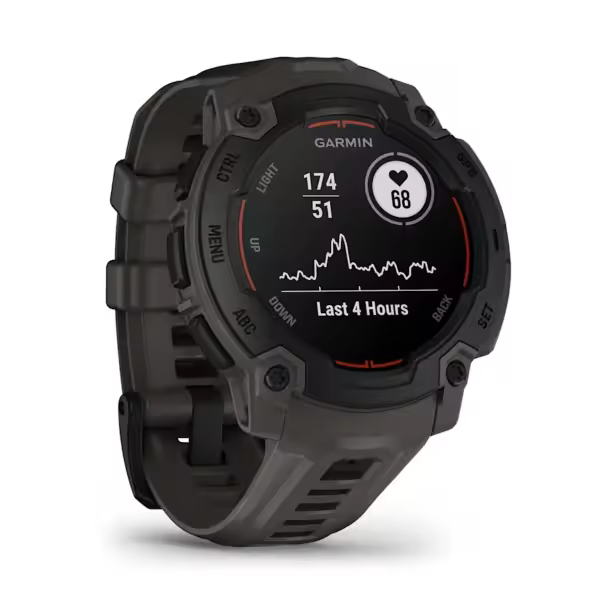 Garmin Instinct E 45mm GPS Negro con Correa Carbón - 1