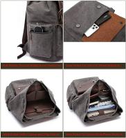 Mochila Lona Vintage para Hombres y Mujeres - details 2