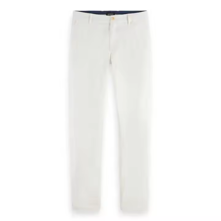 Ropa hombre Pantalones Scotch & Soda Pantalones Chinos 179177 Blanco - 1