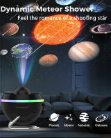 Proyector De Galaxia LED Mejorado Estrella Espacio Sfera Planetaria Lámpara Nocturna Para Niños Regalos Luz Atmosférica Redonda Incluye Bombilla Fuente De Alimentación DC - details 1