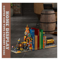 Bloques De Construcción Cyberpunk Con Luz Modelo De Locomotora De Tren Libra De Libros Para Adultos Y Niños Regalo De Cumpleaños DIY Compatible Con Lego - details 3