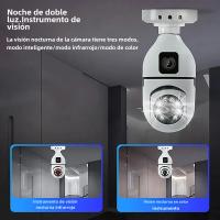 BIT Cámara de Vigilancia con bombilla E27, dispositivo con lente Doble, WiFi, 8MP, PTZ, seguimiento humano por Ia, Visión Nocturna a Color, Bidireccional Audio, Smart Cam CCTV - details 4