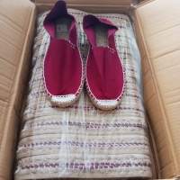 CAJA de 12 PARES de Alpargatas ANIMS básicas, cómodas, con suela de yute, en color BURDEOS o AZUL MARINO, tallas VARIADAS, IDEAL BODAS. - Estilo y comodidad para tus pies - VEGANO - details 0